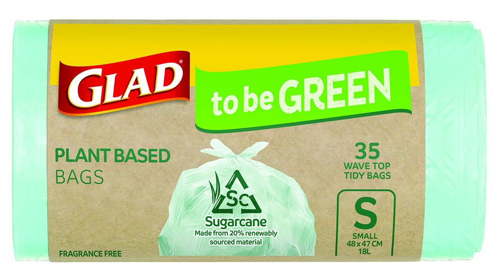 Other view of Glad to be Green® Plant Based Kitchen Tidy Bags - 18L - Pack of 35