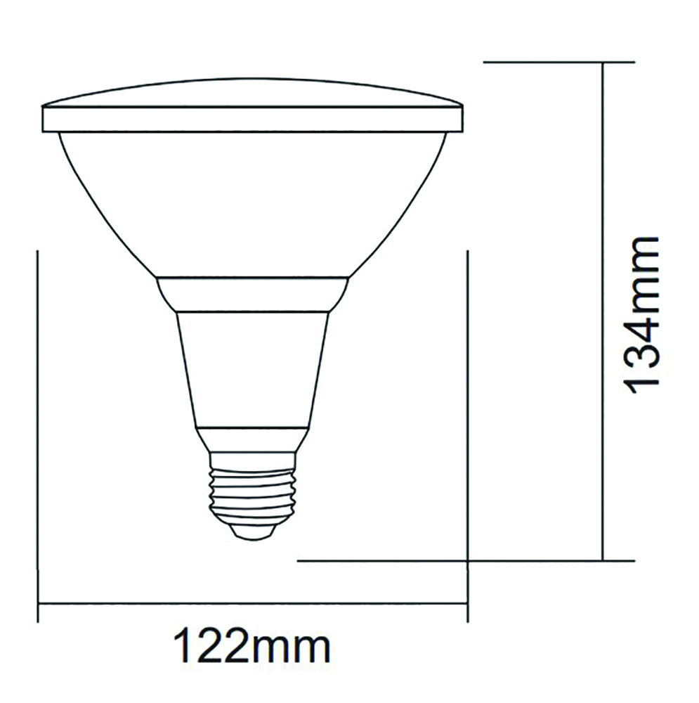 Other view of Haneco - Lamp Led - Dimming Leading Edge - 15W - 240-265V - 5000K - IP54 - PAR15W38-5K
