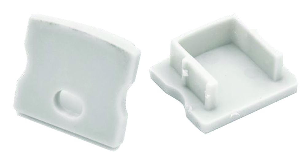 Other view of Haneco - Parallax Extra End Caps Pair - Surface Mount Square - 17X15mm - PARALLAX17X15SQ-ENDCAPS - 2001221