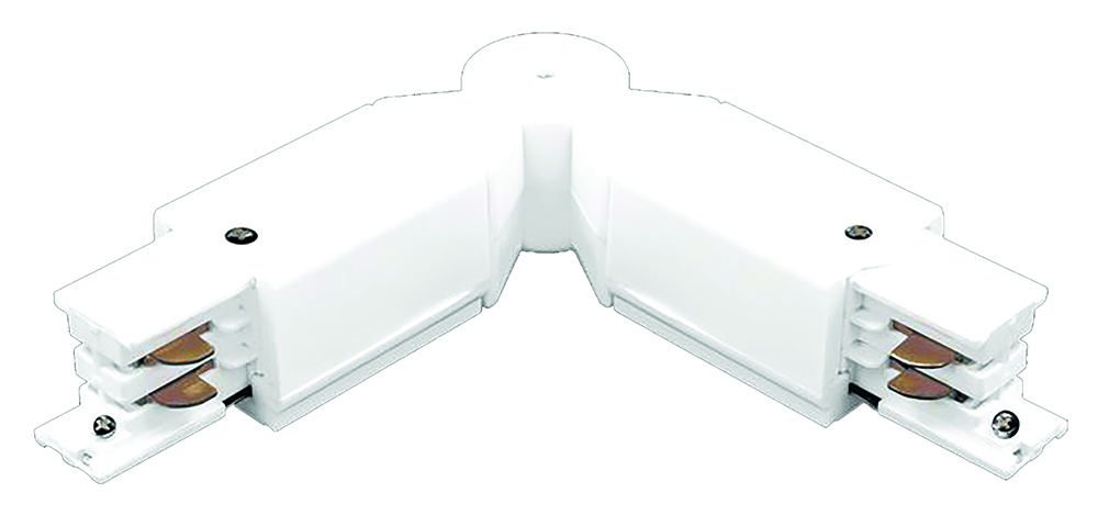 Other view of HANECO LIGHTING Haneco - Flexible Degree Track Connector - White - SMTCN-WH-FD