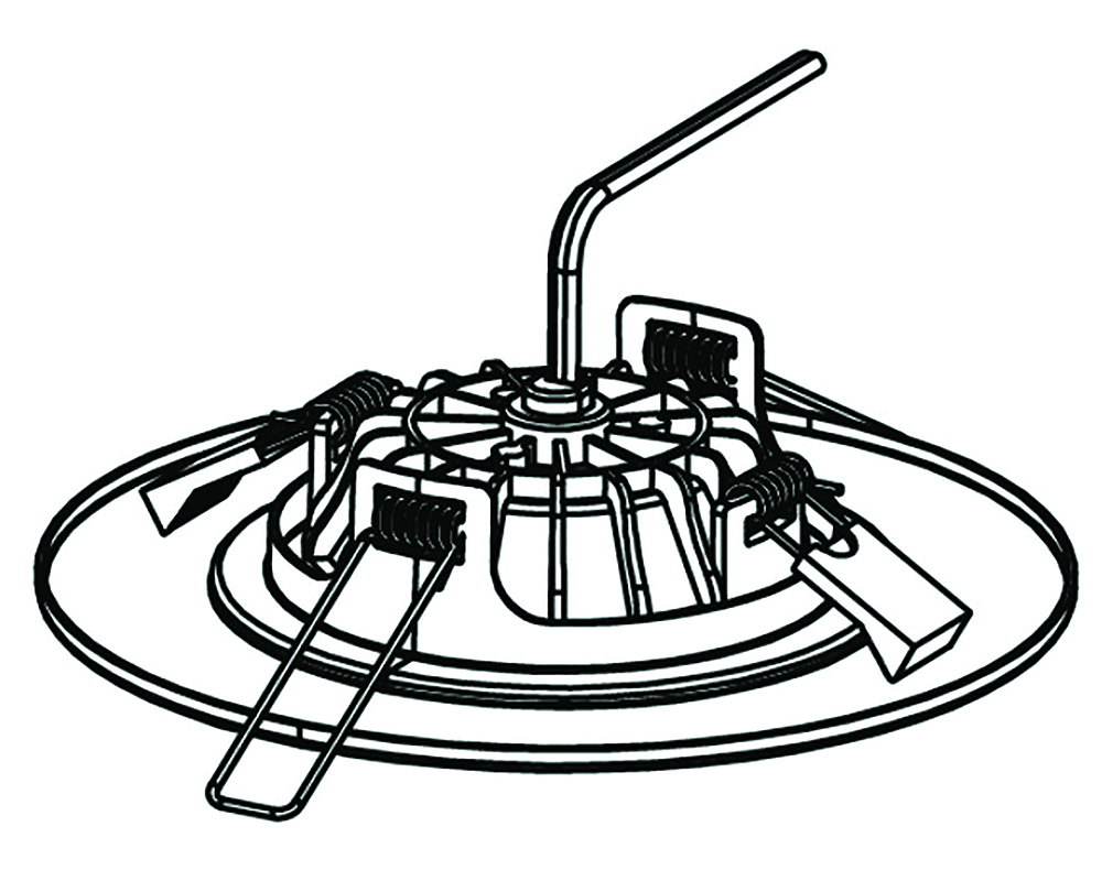 Other view of Haneco - Aurora V2 White Trim - Diameter 170mm - TRIM-AURORAV2-170-W