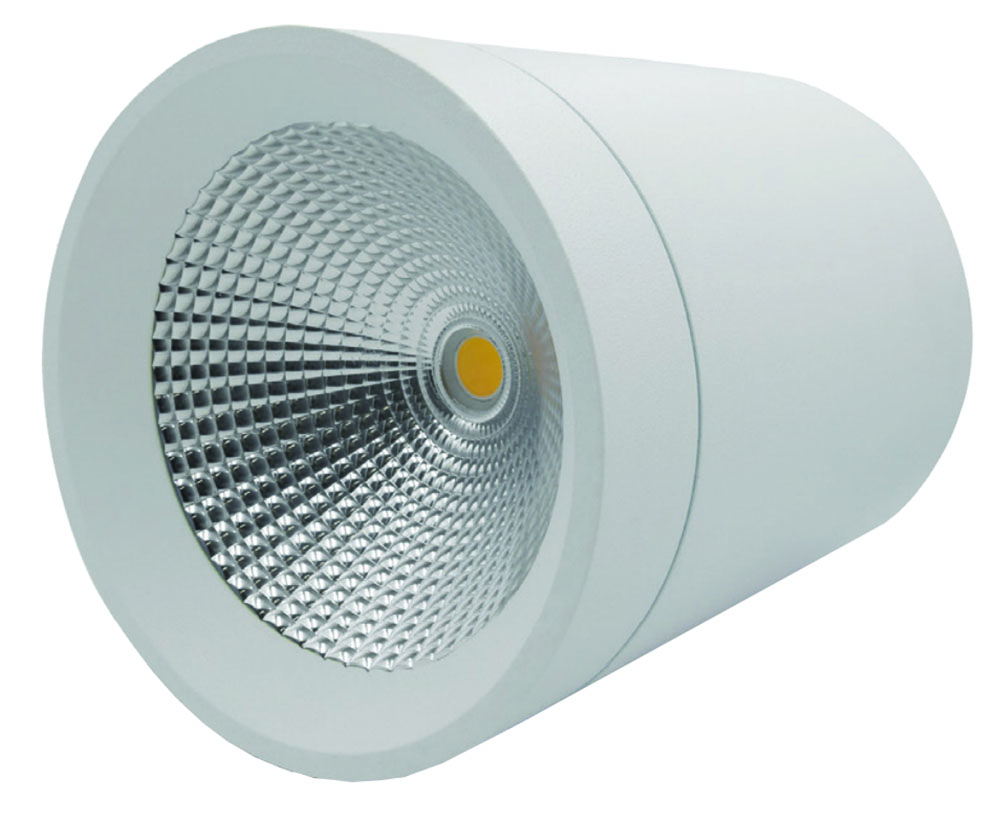 Other view of HANECO LIGHTING Haneco - Meteor - LED Light - Surface Mount Cylinder - 15W 3000K - White - M15W90R3K45DC - 2000329