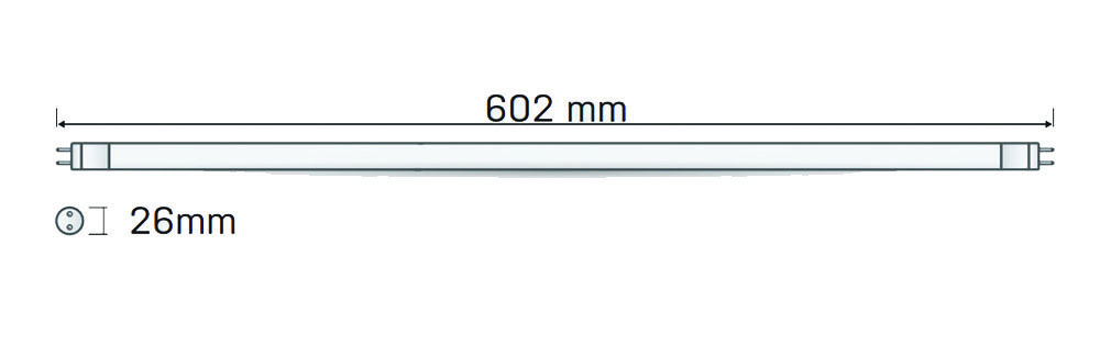 Other view of Haneco - LED Tube - 7W 6500K - 600mm - LEDTUBE7W06-6K - 2001135