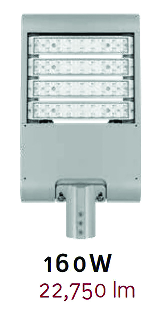Other view of tigerlight - LED Streetlight - 160W - Grey - T2M - IP67 - 5000k - 60mm Spigot - 23,100lm - SL160