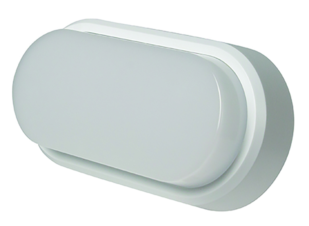 Other view of Robus RHV1230-01 - OHIO - Bulkhead LED - IP54 comes with White and Black Trims - Warm White - Oval