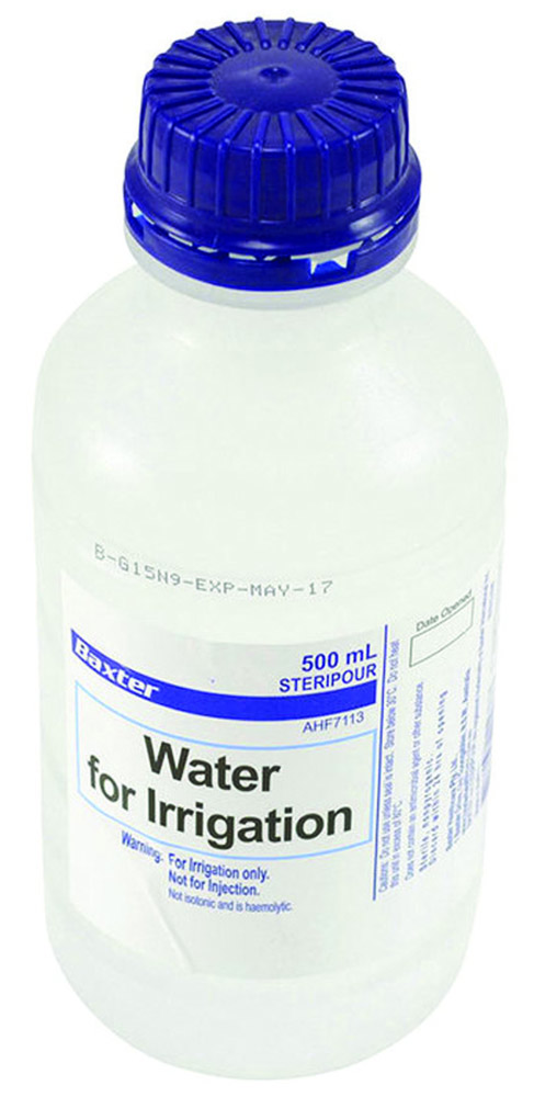 Other view of 99529 Baxter - Water For Irrigation - 500Ml