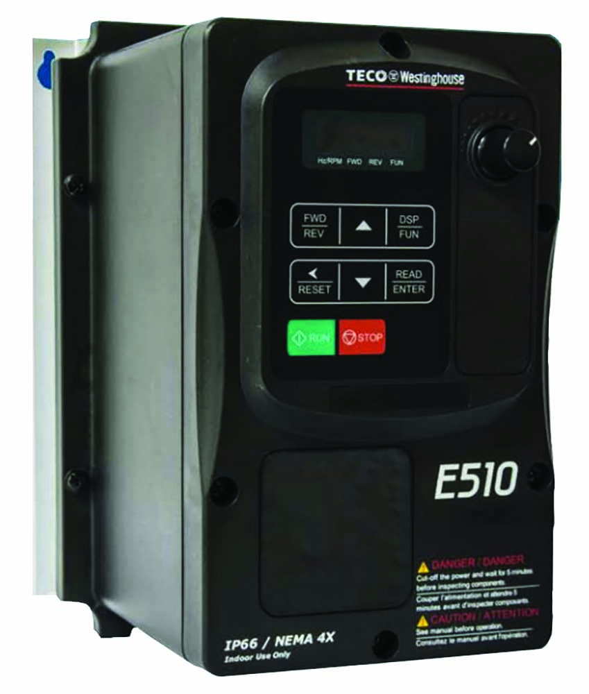 Other view of TECO E510-410-H3FN4S  Inverter - Variable Speed Drive E510 400V 7.5kW 17.5A IP66