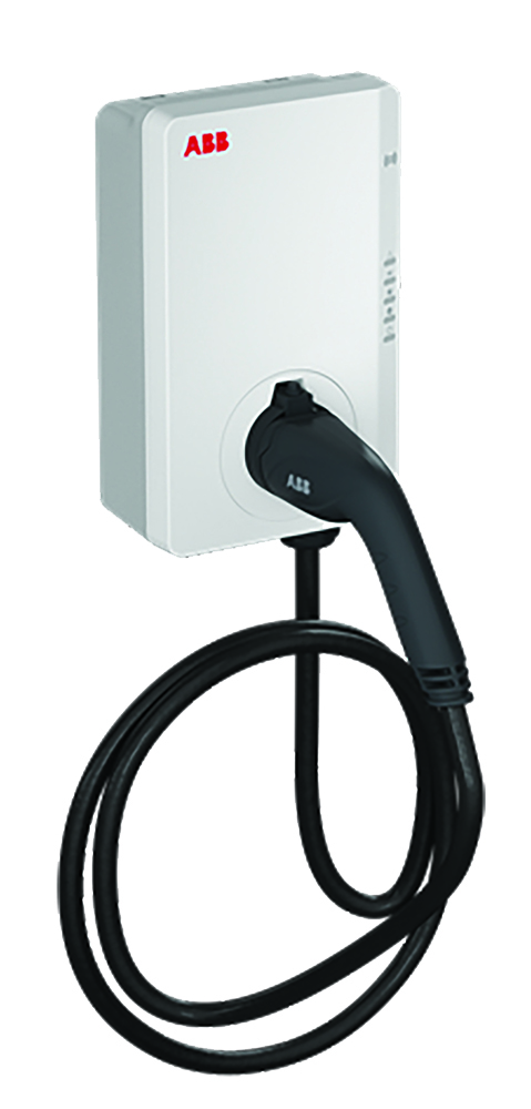 Other view of ABB 6AGC082157 Terra AC Electrical Vehicle Charger wallbox type 2 socket, three phase RFID, 4G TAC-W22-G5-R-C-0 - 16A - 11kW