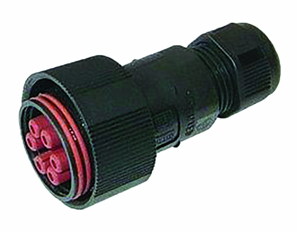 Other view of techno P4056PFL Socket - 6 Pole - Inline - Teeplug P405