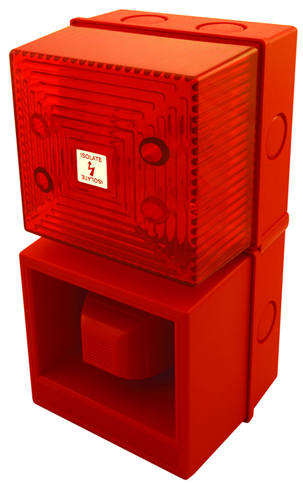 Other view of Moflash YOD1811RR Sounder/Strobe - YL40/L50/R/RN/WR - YL4 - WR - 110VAC - Red