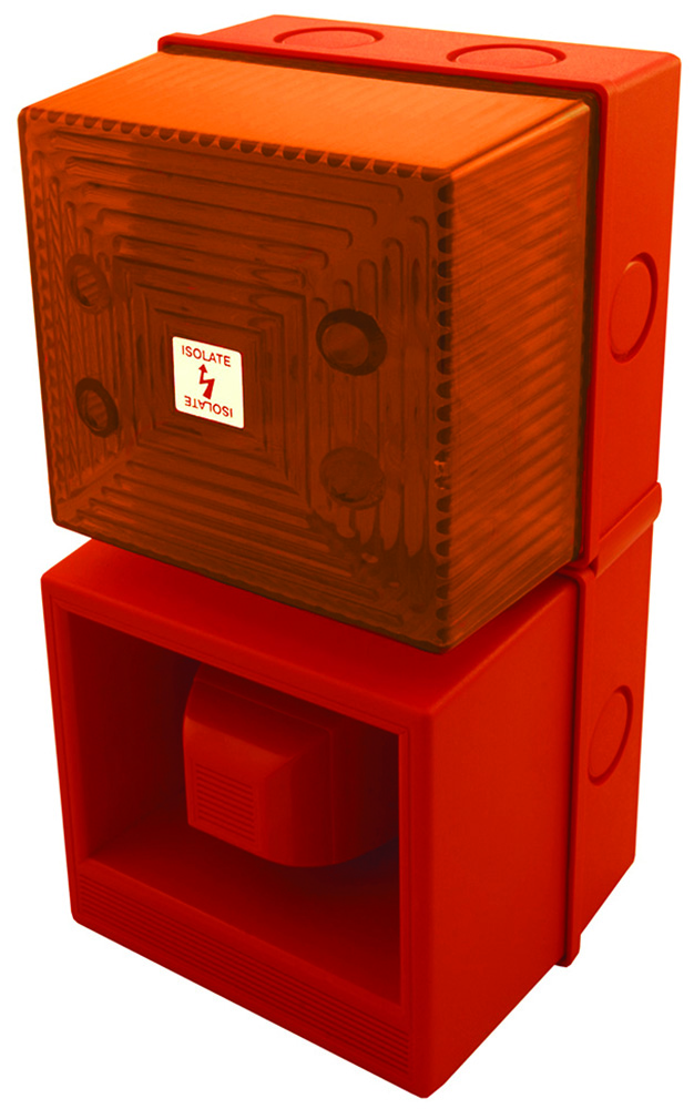 Other view of Moflash YOD1812RA Sounder/Strobe - YL40/N50/A/RN/WR - YL4 - WR - 240VAC - Red/Amber