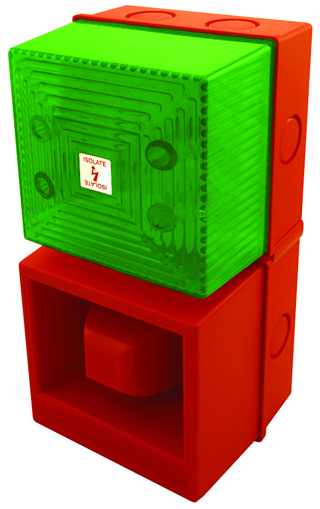 Other view of Moflash YOD1812RG Sounder/Strobe - YL40/N50/G/RN/WR - YL4 - WR - 240VAC - Red/Green