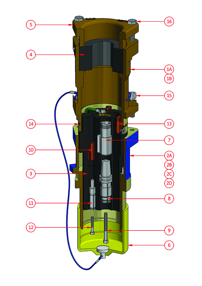 Other view of minto AF314R3 Restrained Plug - 300A - 1100V