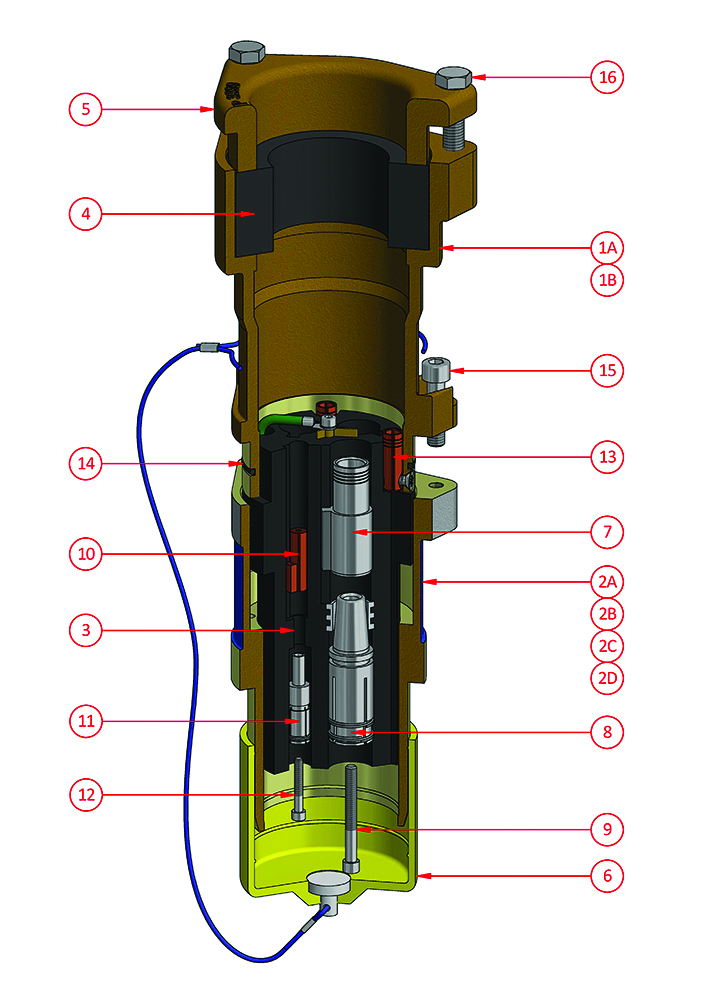 Other view of minto AF414R4 Restrained Plug - 425A - 1100V