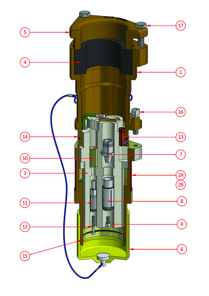 Other view of minto AF434S4 Restrained Plug - 425A - 3300V
