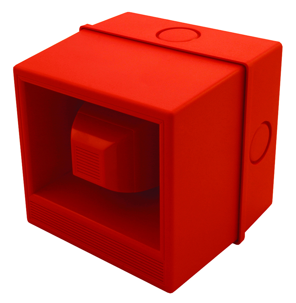 Other view of MOFLASH YOD1801R Sounder - YA40/L/RN/WR YO4 WR 110VAC Red Enclosure