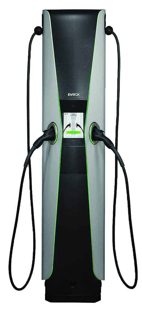 Other view of EVBOX Iqon IQ3323-C58462 Electrical Vehicle Charger - 3 Phase - Satellite - 2 x 32A - 2 x 22kW - Type 2 - Double Fixed Cable