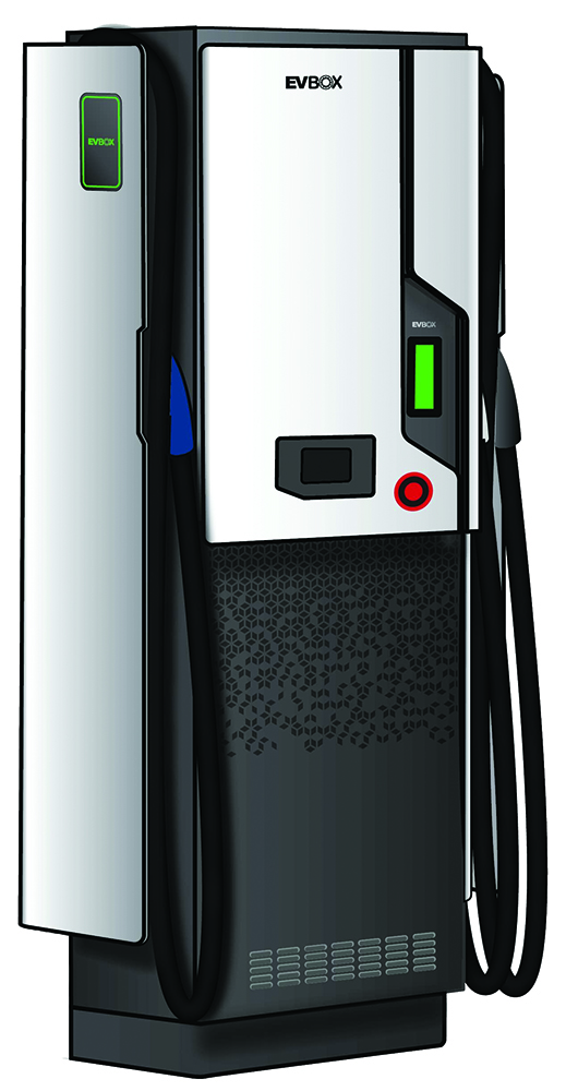 Other view of EVBOX Troniq 50 DC01-431-111-21 Electrical Vehicle Charger - 1 x CCS2 & 1 x CHAdeMO fixed cables & 1 x AC Socket