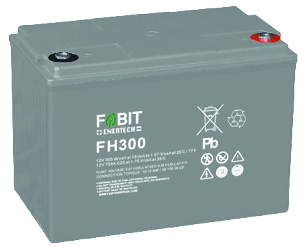 Other view of Fabit FH708 Battery - AGM Sealed Lead Acid VRLA (Valve Regulated Lead Acid) - 12V