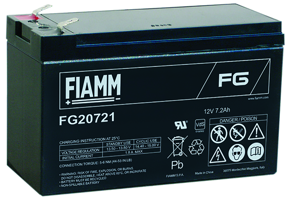 Other view of Fiamm FG 10451 Battery - AGM Sealed Lead Acid VRLA (Valve Regulated Lead Acid) - 6V