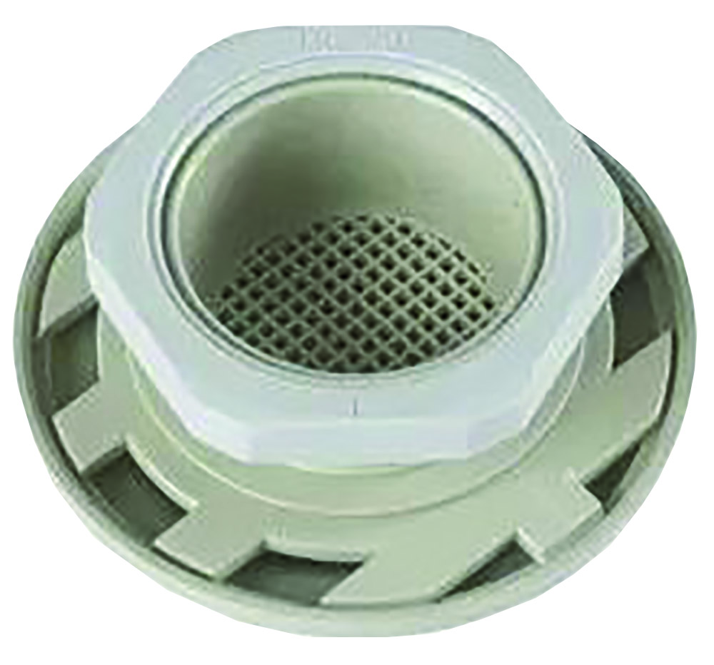 Other view of Schneider Electric NSYCAG38LP 2894306 Ventilation Louvre - Cutout 38 mm - IP45 - Plastic - Grey