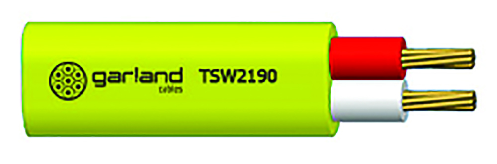 Other view of Garland Cables TSW2190YL200 Cable - 1Pr - 9mm - 200m