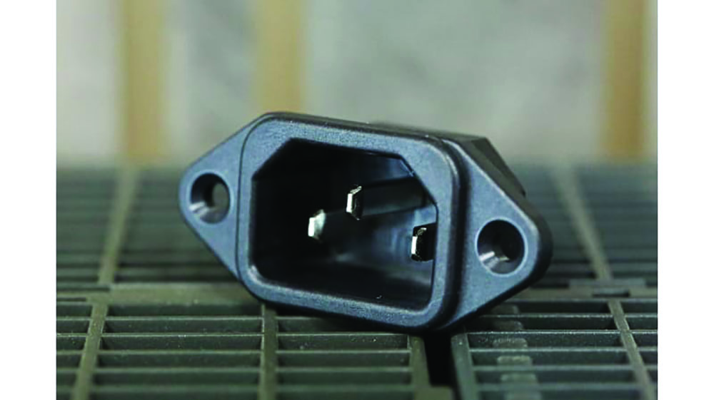 Other view of RS PRO 488-191 - Connector - C14 Panel Mount IEC - Male - 10A - 250 V