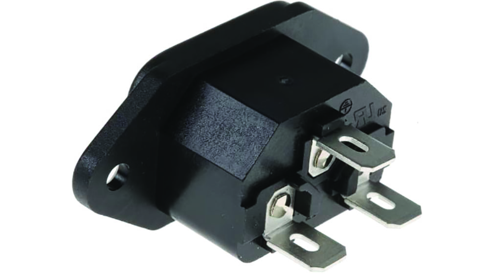 Other view of RS PRO 488-191 - Connector - C14 Panel Mount IEC - Male - 10A - 250 V
