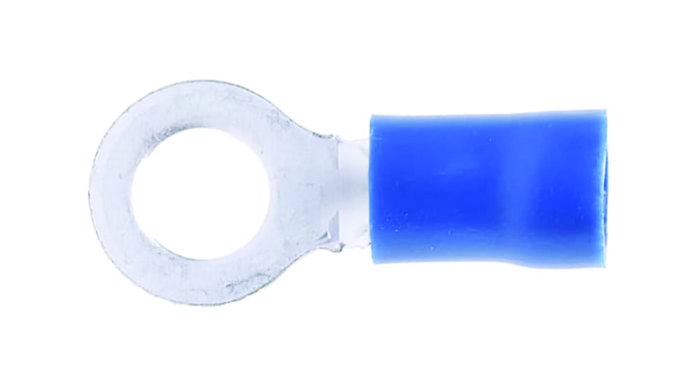 Other view of RS PRO 534-575 - Insulated Ring Terminal - M5 Stud Size - 1.5mm² to 2.5mm² Wire Size - Blue