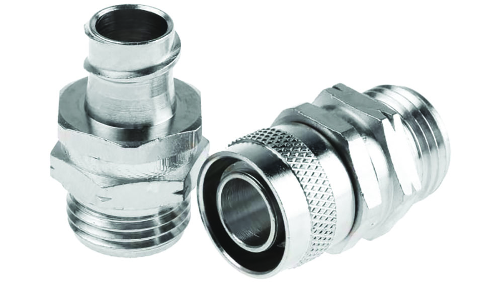 Other view of Adaptaflex 7TCA296020R0069 SP12/PG9/B - Swivel Conduit Fitting - PG9 - Silver - 12mm Nominal Size