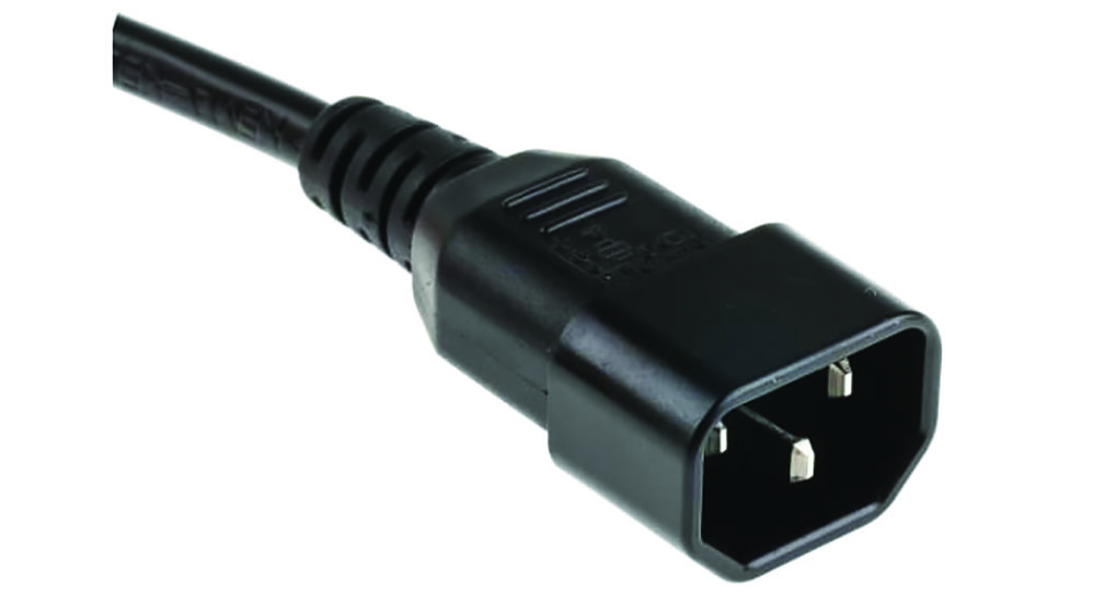 Other view of RS PRO 818-8909 - IEC C13 x 2 Socket to IEC C14 Plug Power Cord - 2.5m