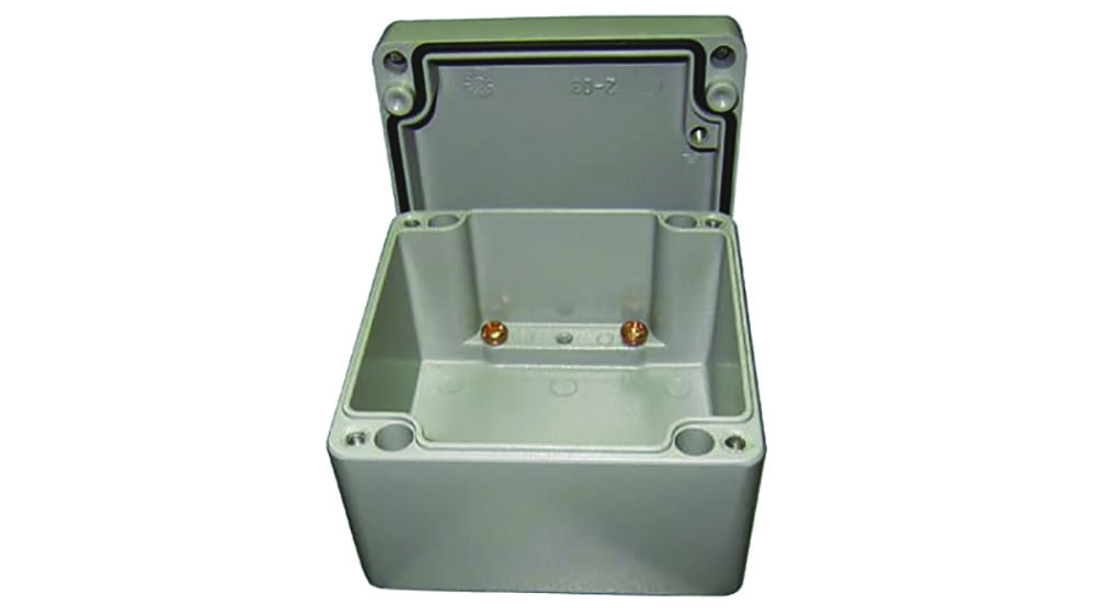 Other view of RS PRO 846-3014 - Enclosure - Grey Die Cast Aluminium - IP66 - 330 x 230 x 110mm