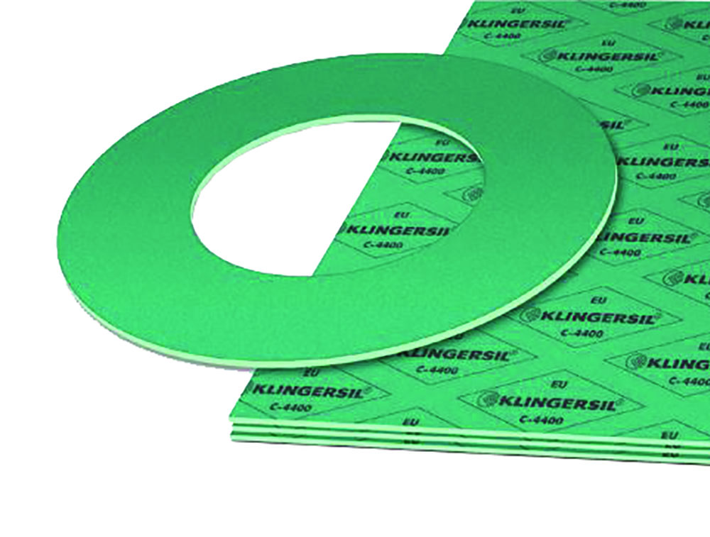 Other view of Klinger 134648 Gasket - Klingersil C-4400 - 3.0mm Thick - Type Raised Face - 158.00mm x 100.0mm - Tanged Stainless Steel Insert - Green