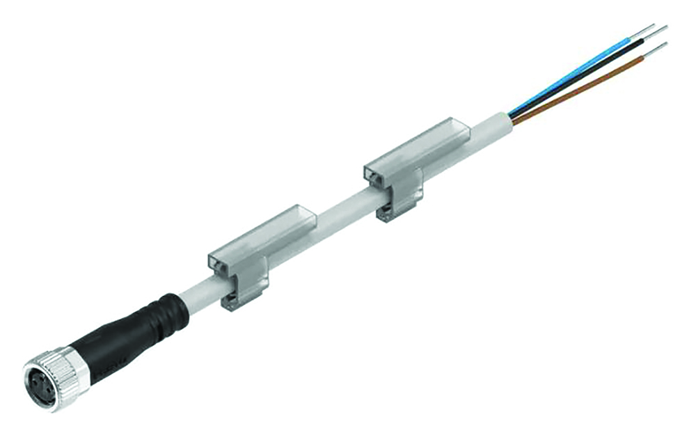 Other view of FESTO 121-5571 NEBU-M8G3-K-10-LE3 Cable - NEBU Series - For Use With Energy Chain