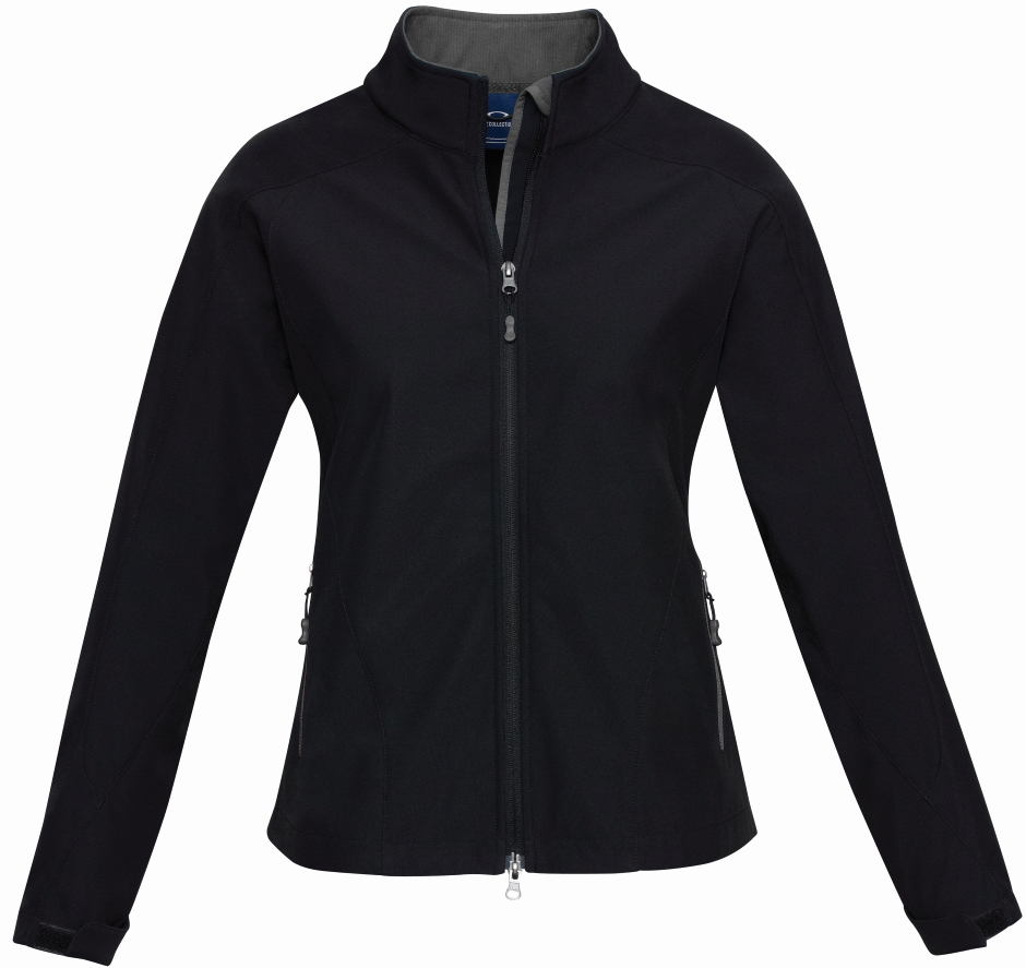 Ladies Jacket – Breathable Polyester – Black/Graphite – X-Large – J307L ...